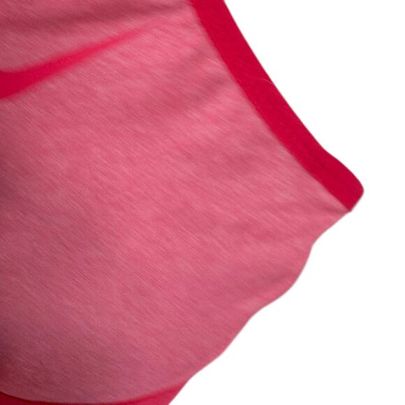 Nike Pink Heather Mesh Unpadded Lightweight Athletic Racerback Bra Size S - Picture 4 of 7